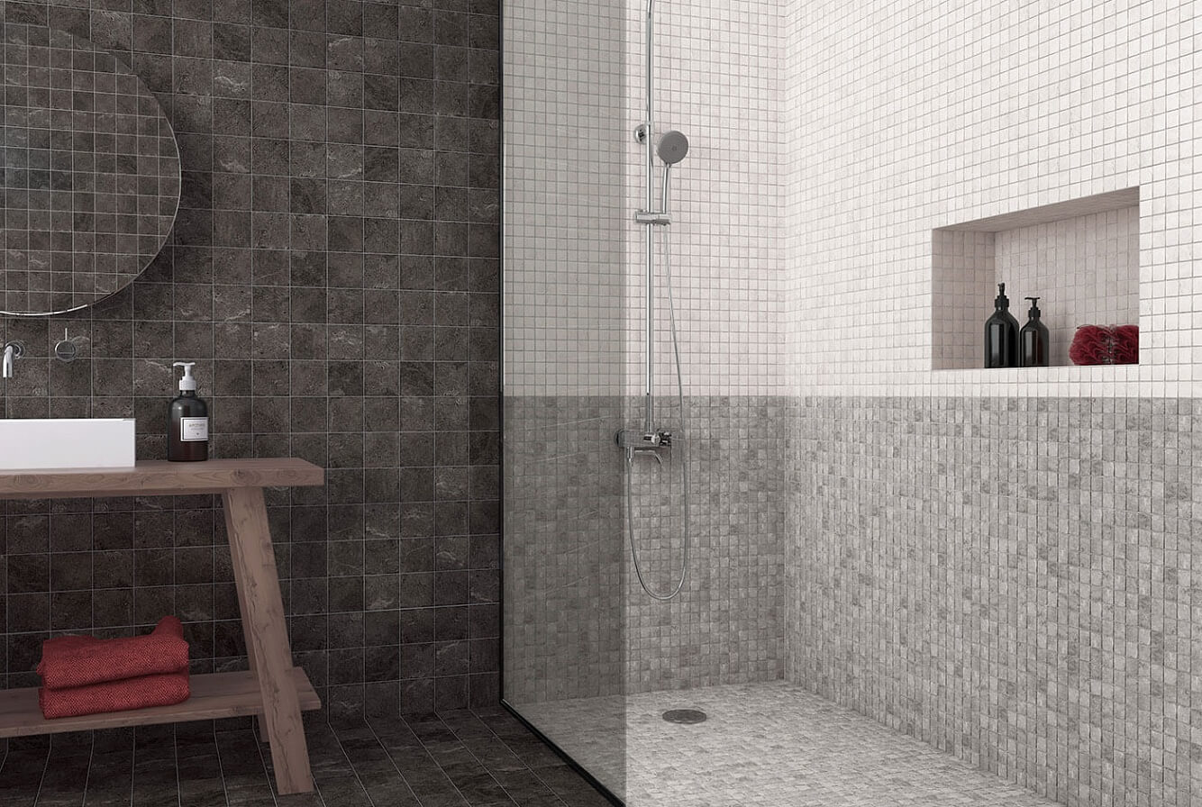 Фото в интерьере для ванной Equipe Alpstone