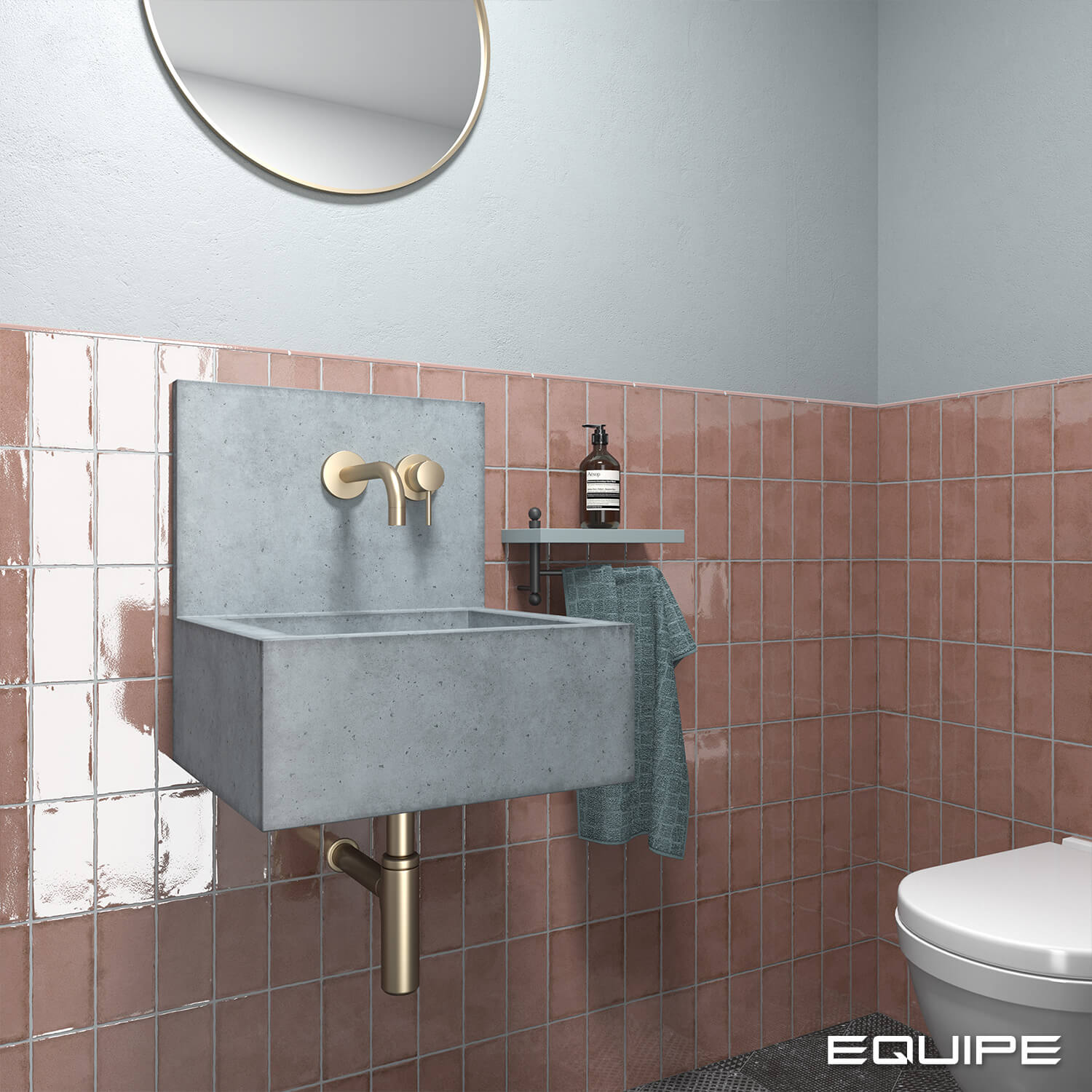 Фото в интерьере для туалета Equipe Altea