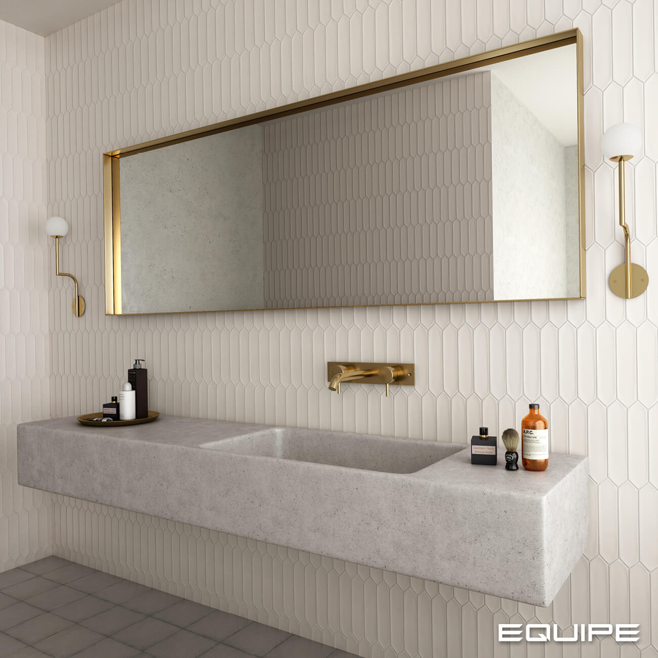 Фото в интерьере для ванной Equipe Lanse