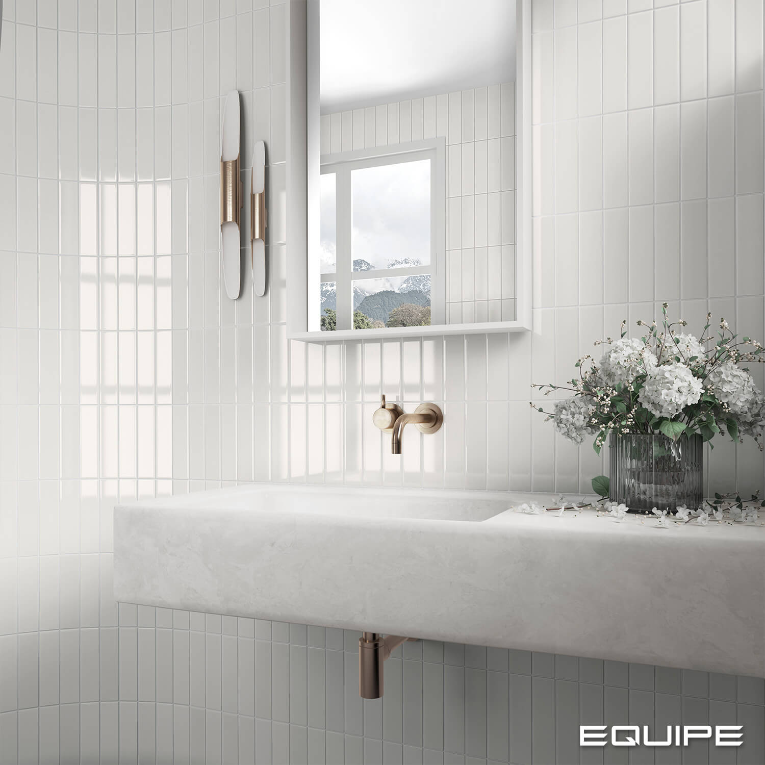 Фото в интерьере для ванной Equipe Limit
