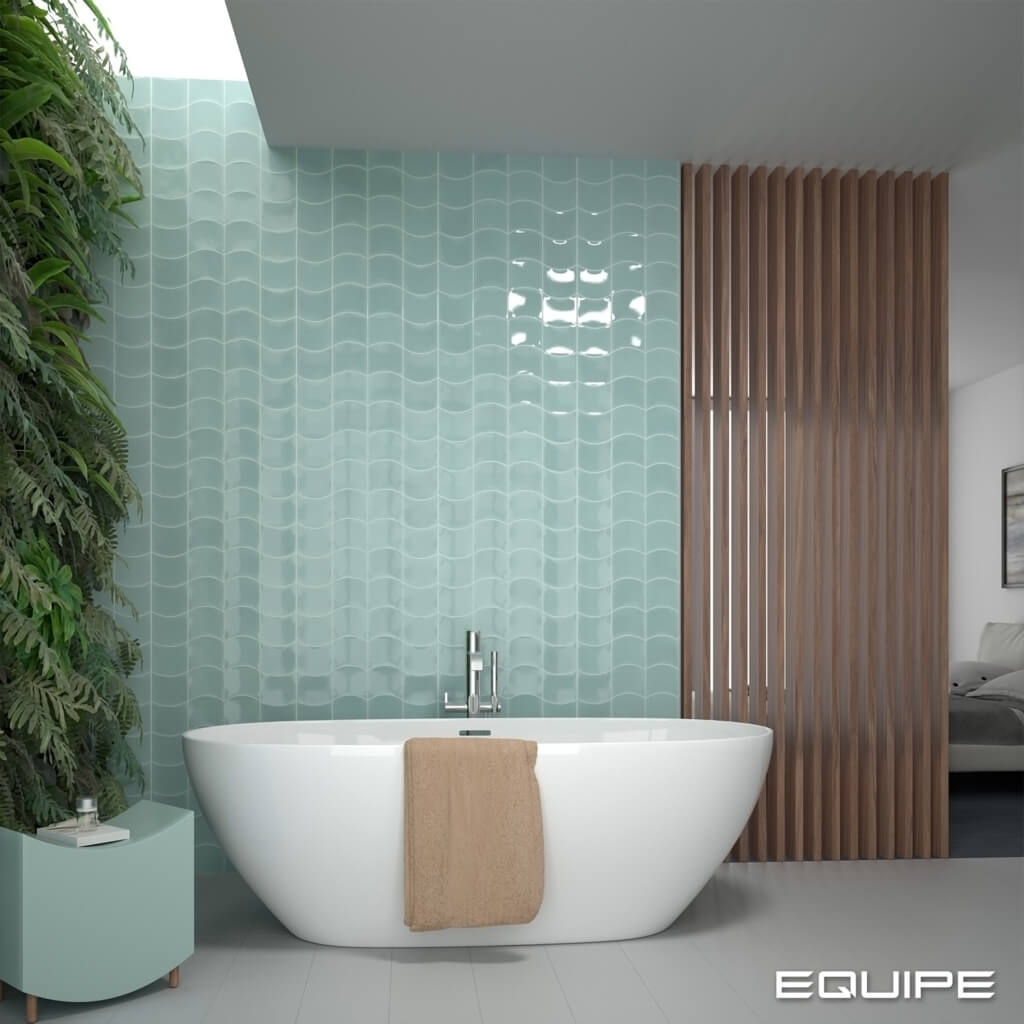 Фото в интерьере для ванной Equipe Wave