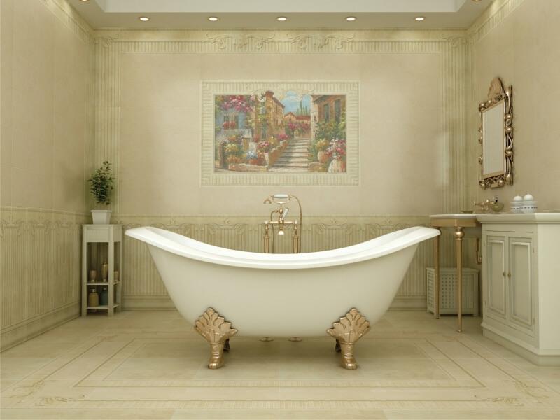 Фото в интерьере для ванной Europa Ceramica Gea Templo