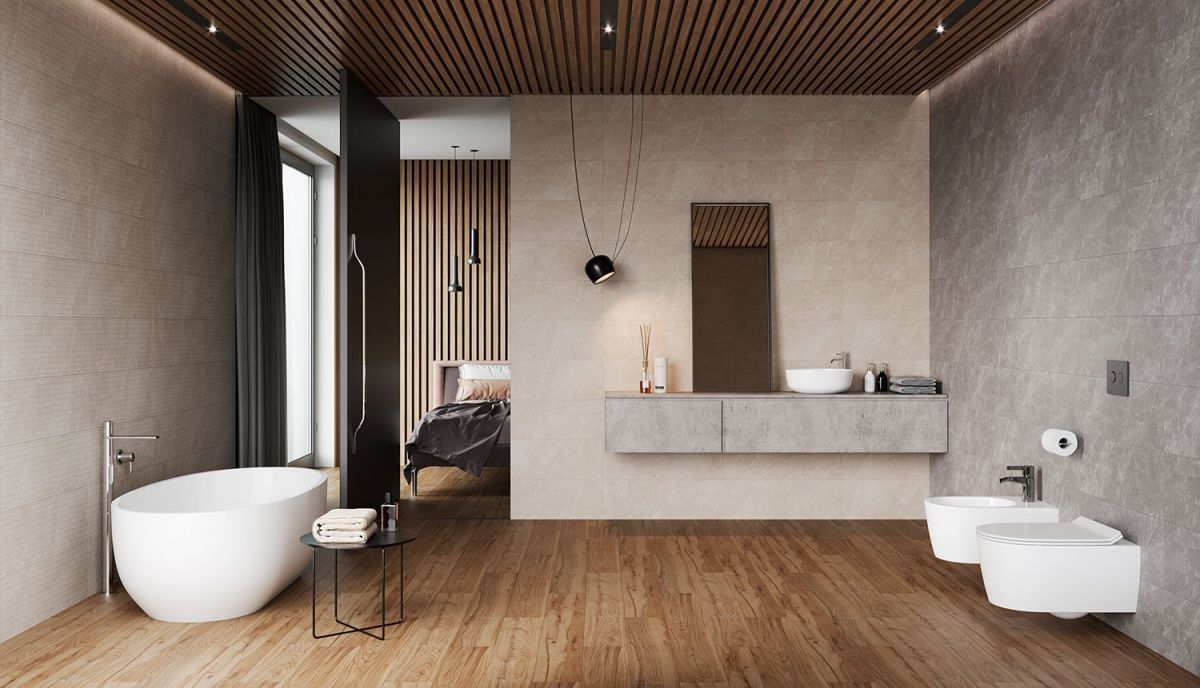 Фото в интерьере для ванной Eurotile Andora