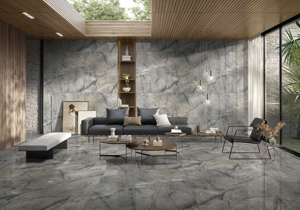 Фото в интерьере Eurotile Ind River Grey