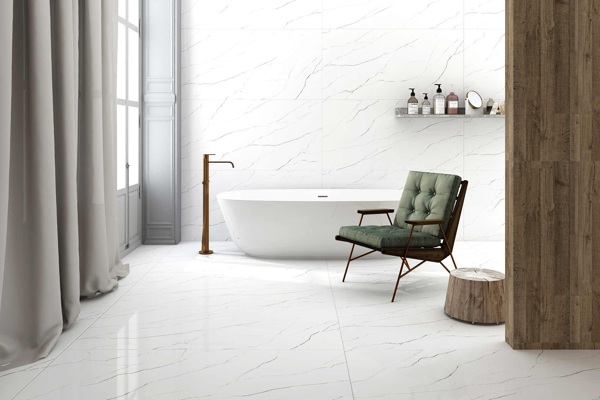 Фото в интерьере для ванной Evolution Ceramic Opal White
