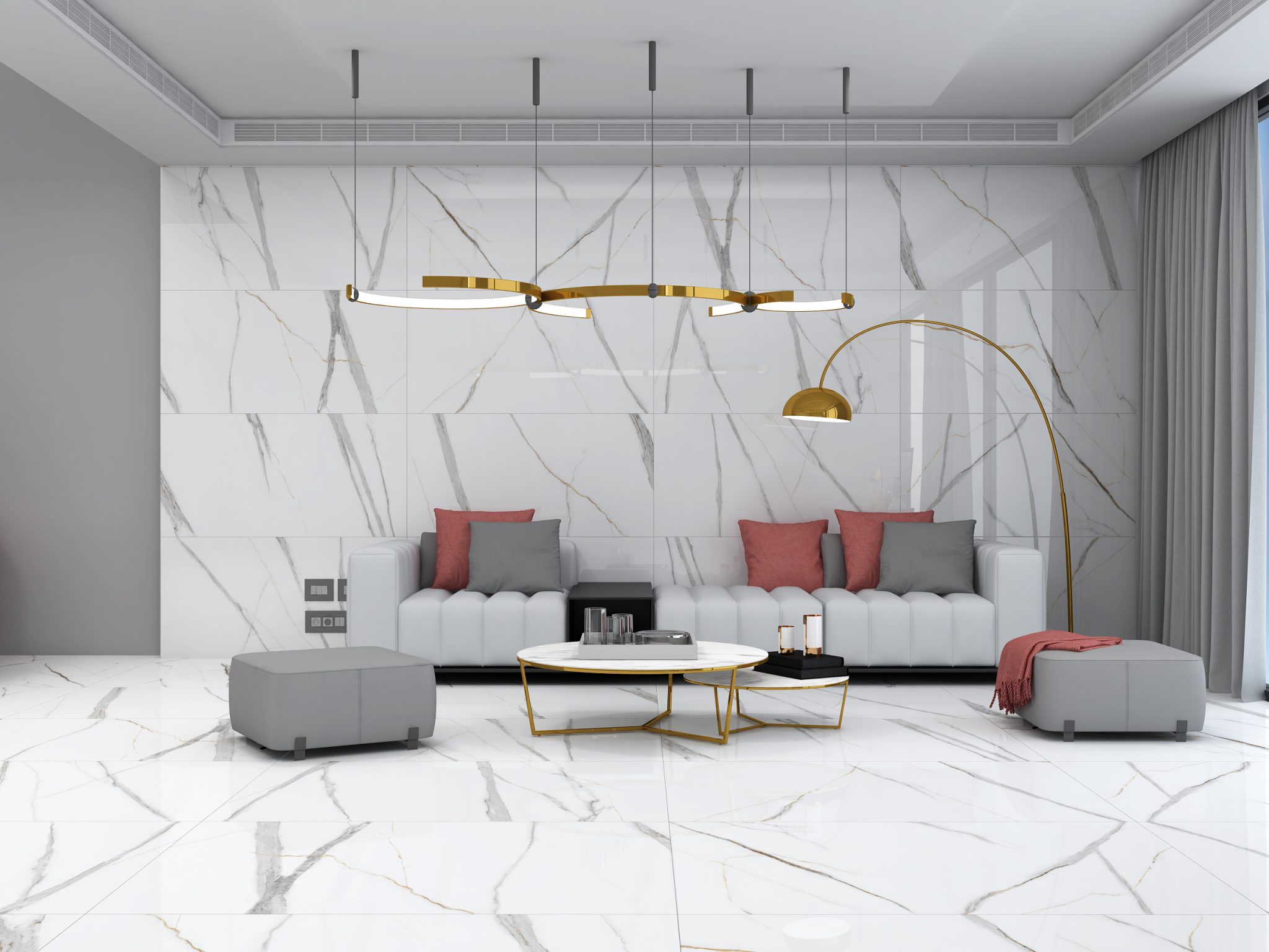 Полированный Evolution Ceramic Керамогранит SVB60120 Statuario Venato Glossy 60х120 — фото 2