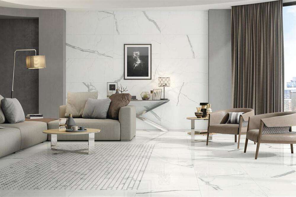 Фото в интерьере для гостиной FMG Bianco Venato Extra Select Marmi
