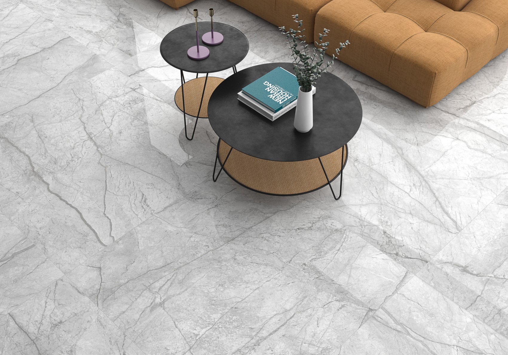 Фото в интерьере для гостиной Geotiles Sonante