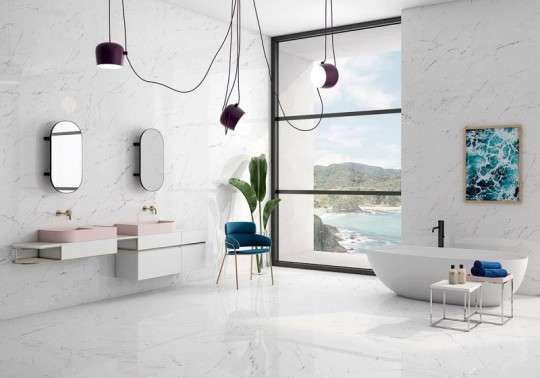 Фото в интерьере для ванной Geotiles Toscana