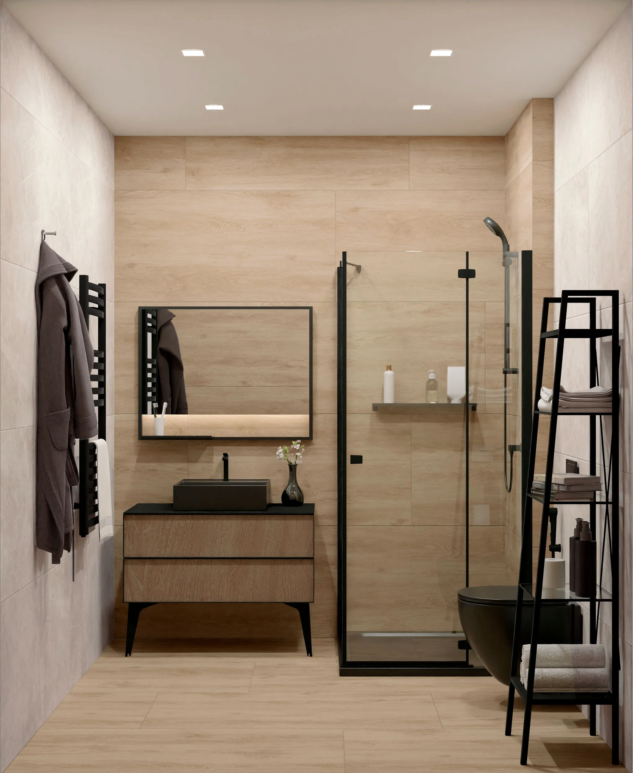 Фото в интерьере Global Tile Alpine Wood