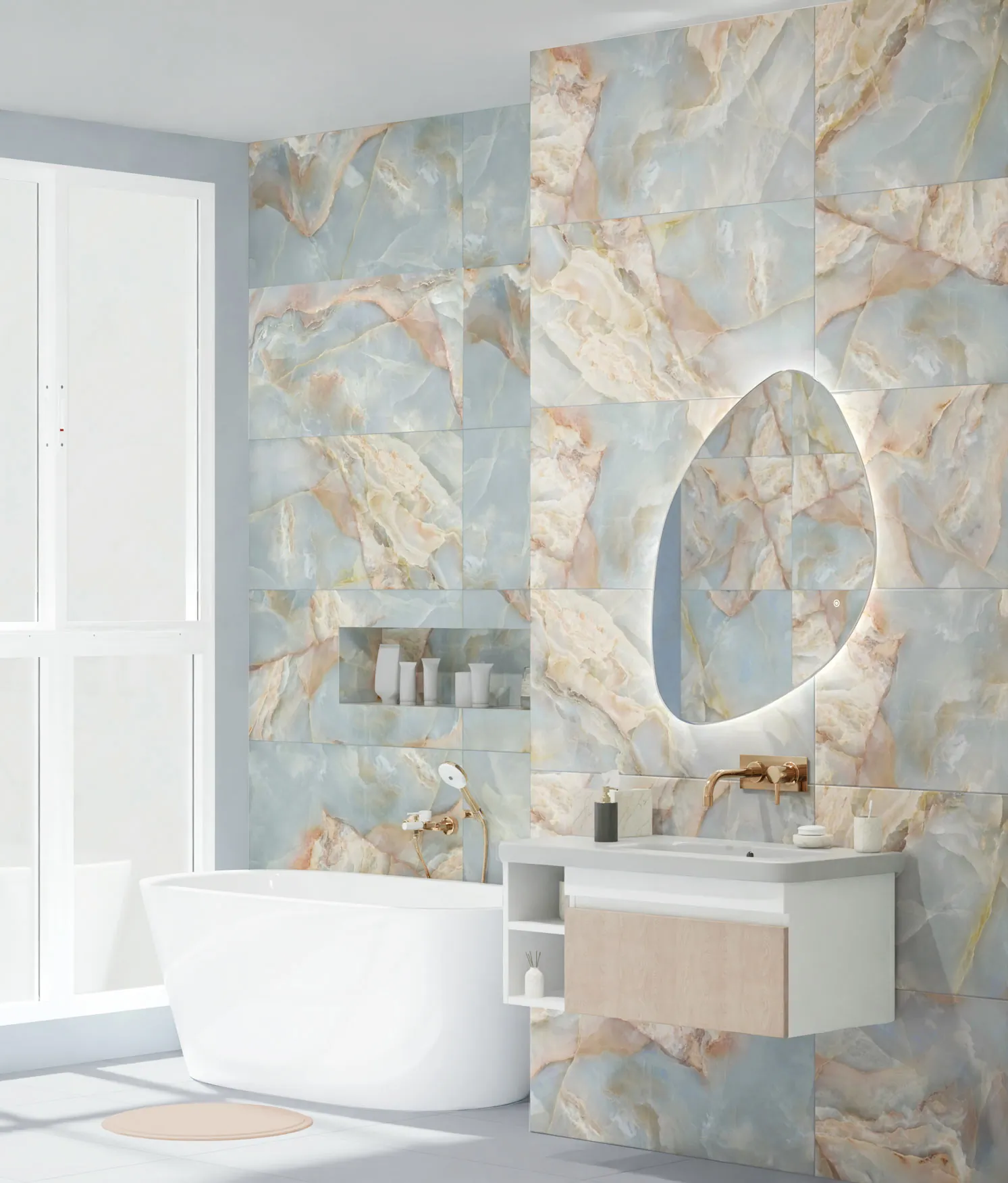 Фото в интерьере Global Tile Амбра