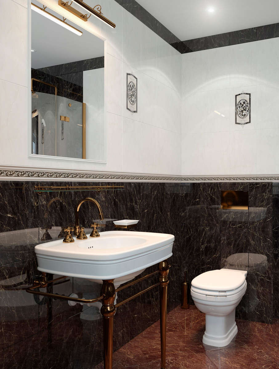 Фото в интерьере для туалета Global Tile Classic