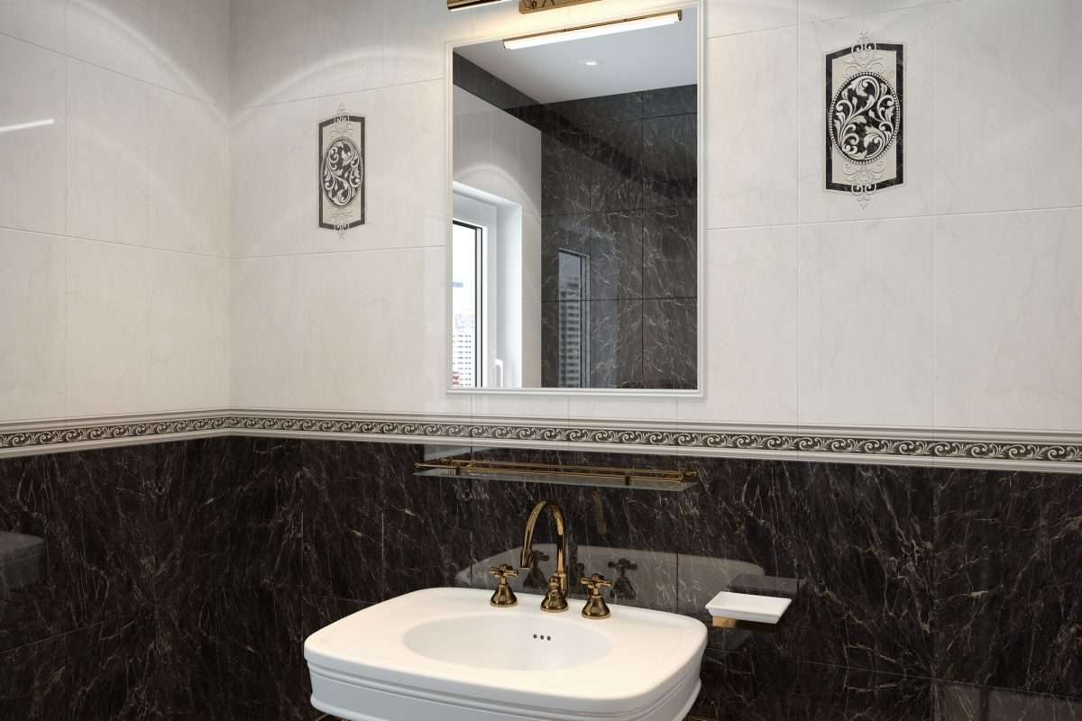 Фото в интерьере для ванной Global Tile Classic