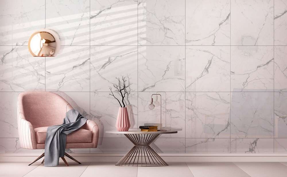 Фото в интерьере для гостиной Global Tile Elegant Statuario