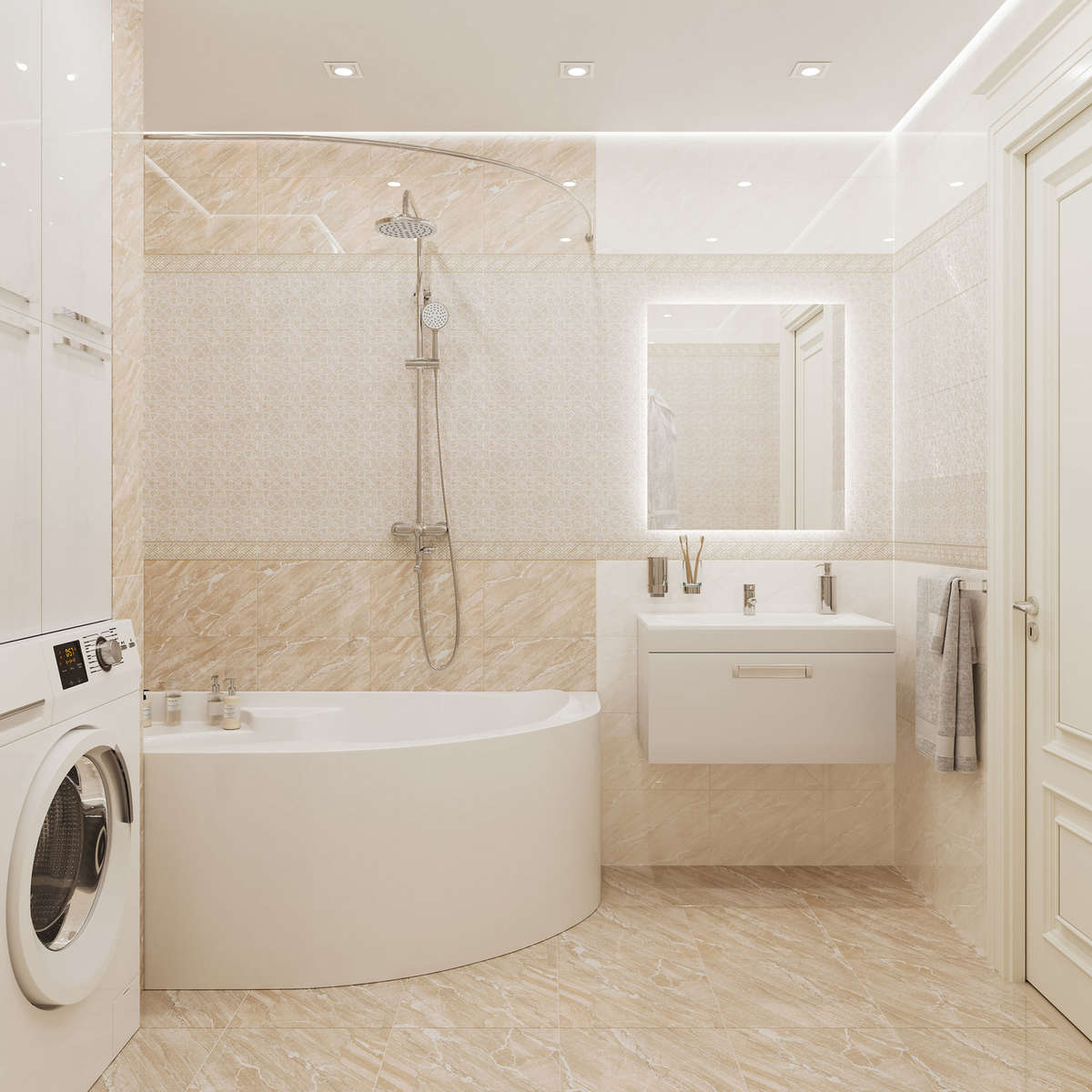 Фото в интерьере для ванной Global Tile Gestia
