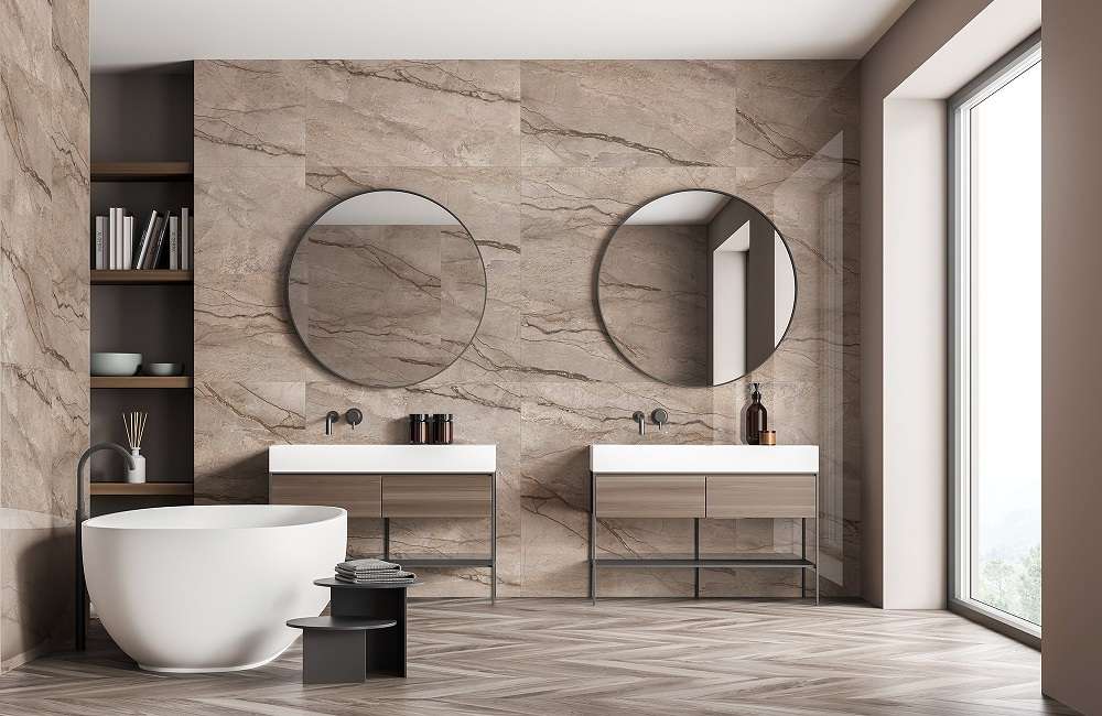 Фото в интерьере для ванной Global Tile Mystic Grey_NB