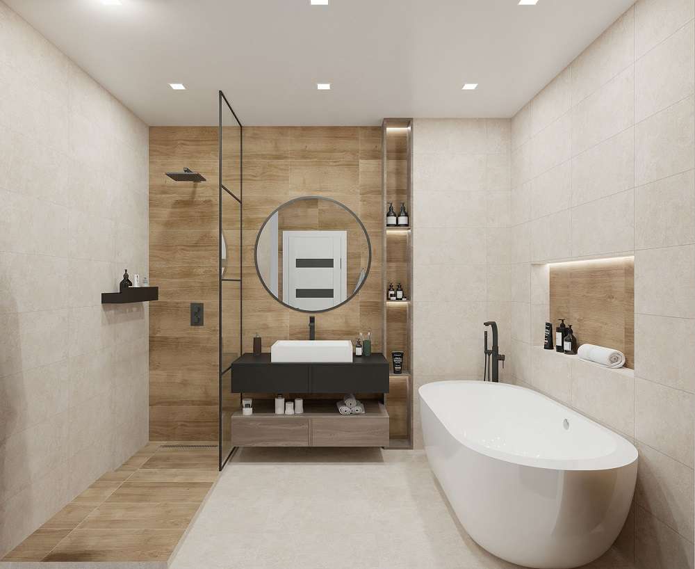 Фото в интерьере для ванной Global Tile Nostrum