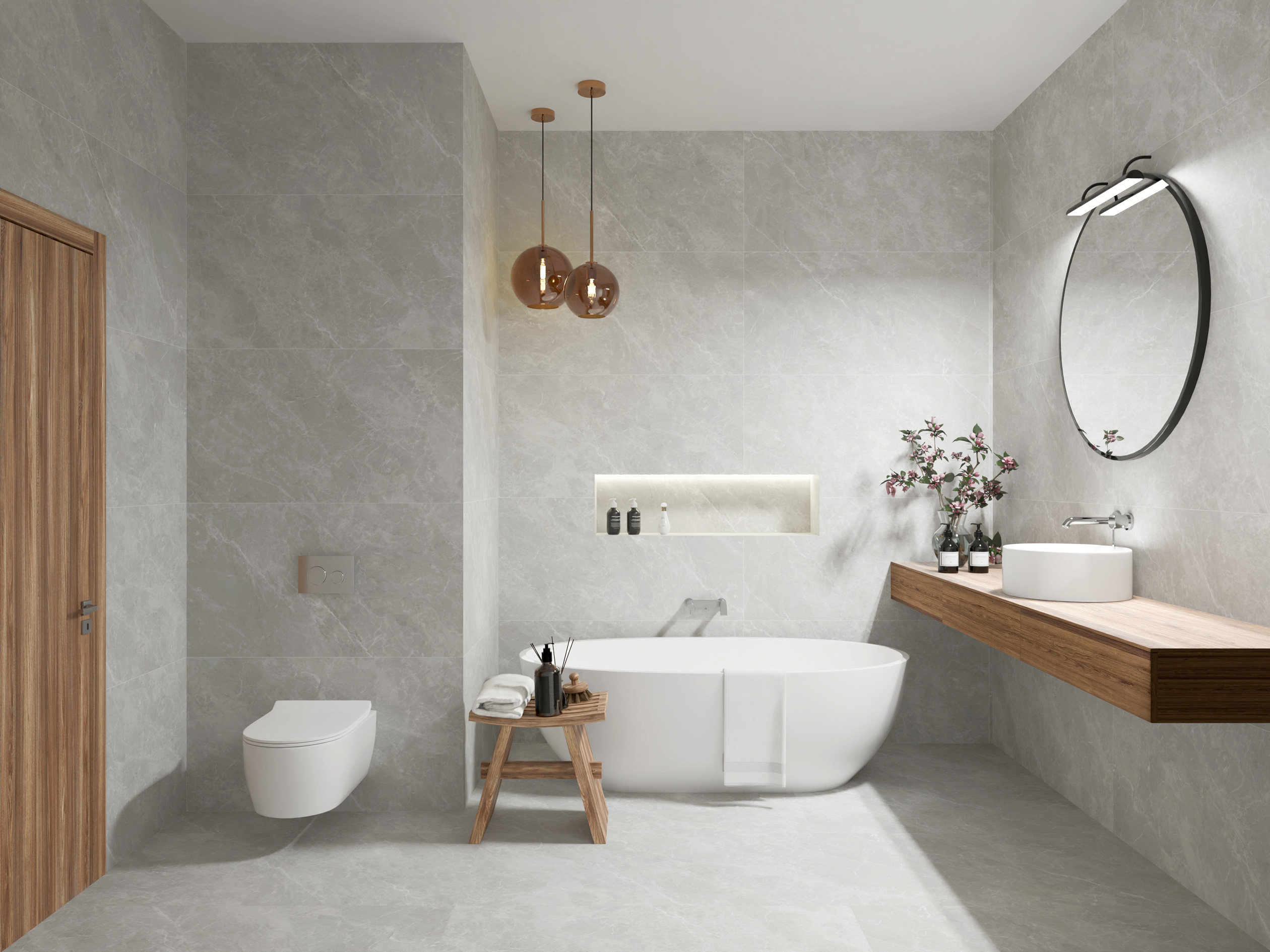 Фото в интерьере Global Tile Шелк