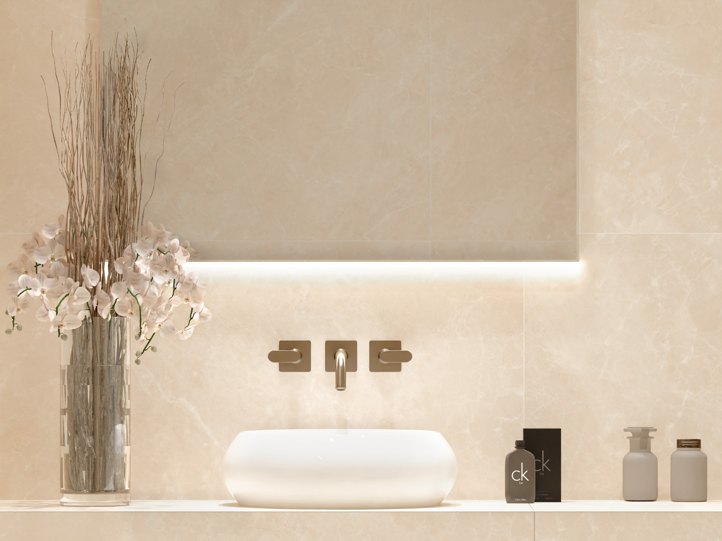 Фото в интерьере Global Tile Шелк