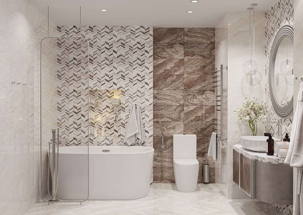Фото в интерьере для ванной Global Tile Sonesta