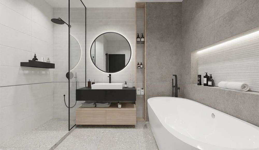 Фото в интерьере для ванной Global Tile Sparkle_GT