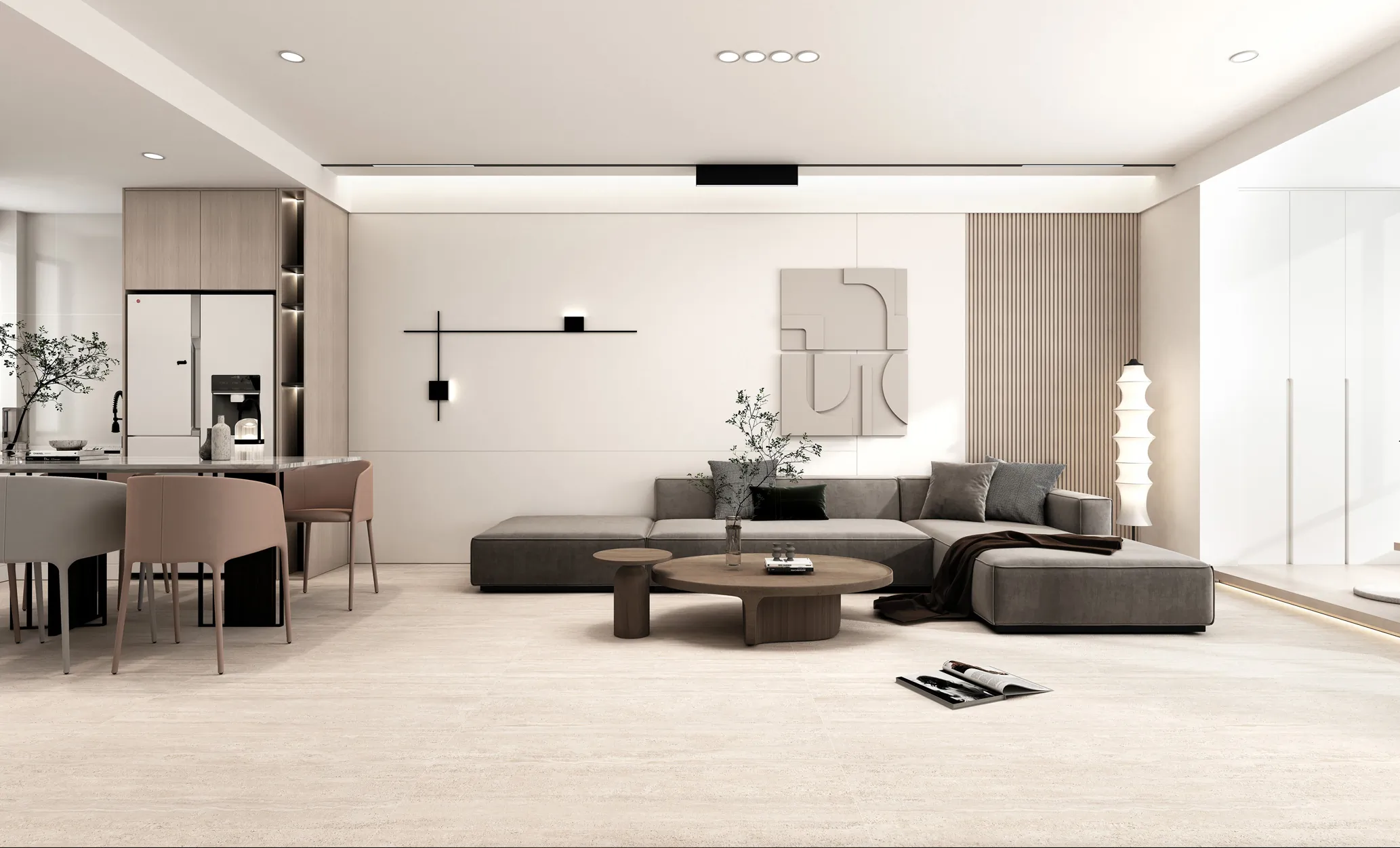 Фото в интерьере Global Tile Травертин Романо