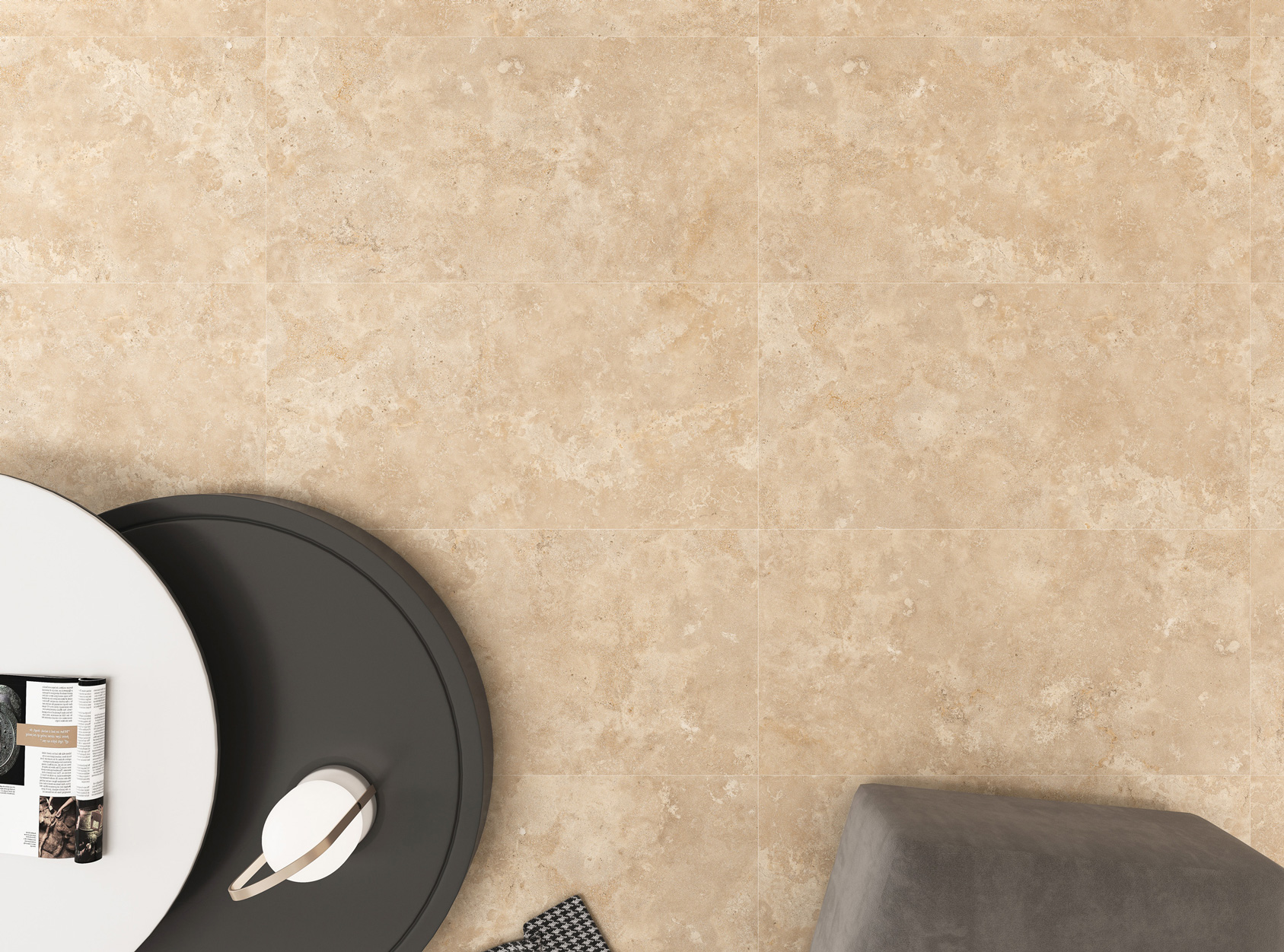 Фото в интерьере Global Tile Травертин Тиволи