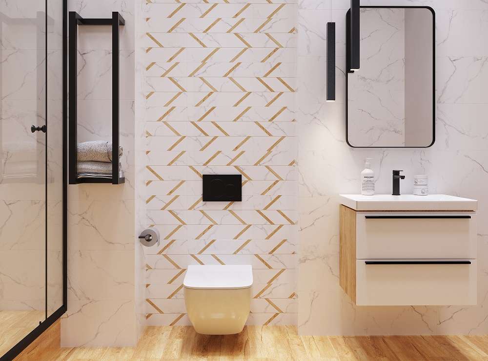 Фото в интерьере для туалета Global Tile Vega