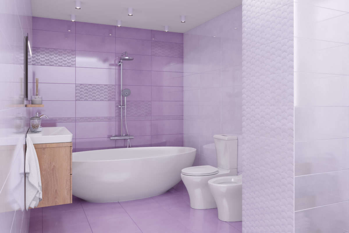 Фото в интерьере для ванной Global Tile Viola