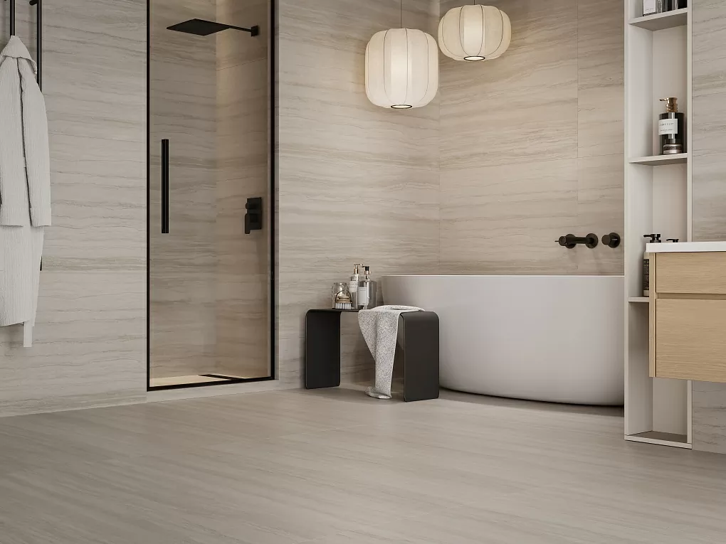 Фото в интерьере Gracia Ceramica Travertine