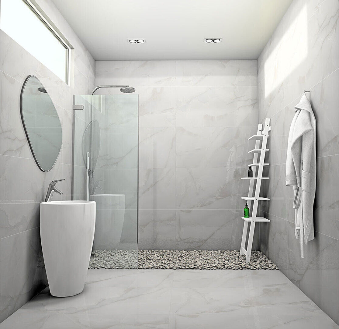 Фото в интерьере для ванной Gravita Mercato Onyx