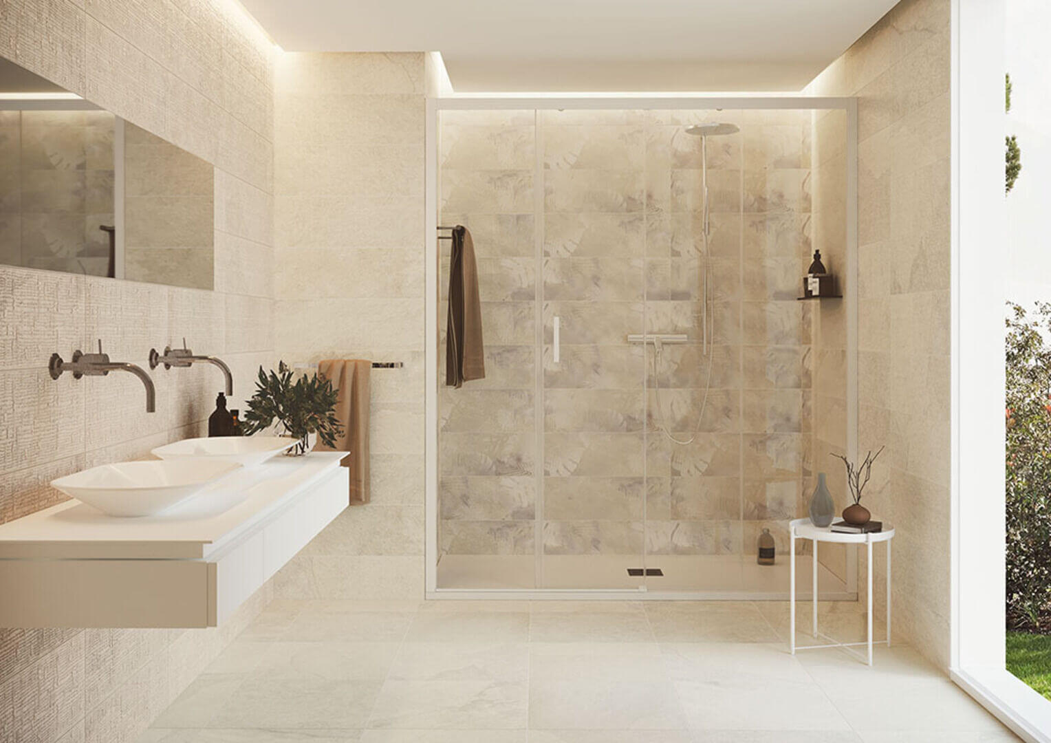 Фото в интерьере для ванной Ibero Riverstone