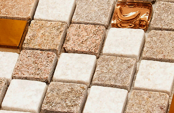 Стеклянная Imagine Mosaic Стекло, камень, металл Мозаика 30,1x30,1 DHT05 — фото 2