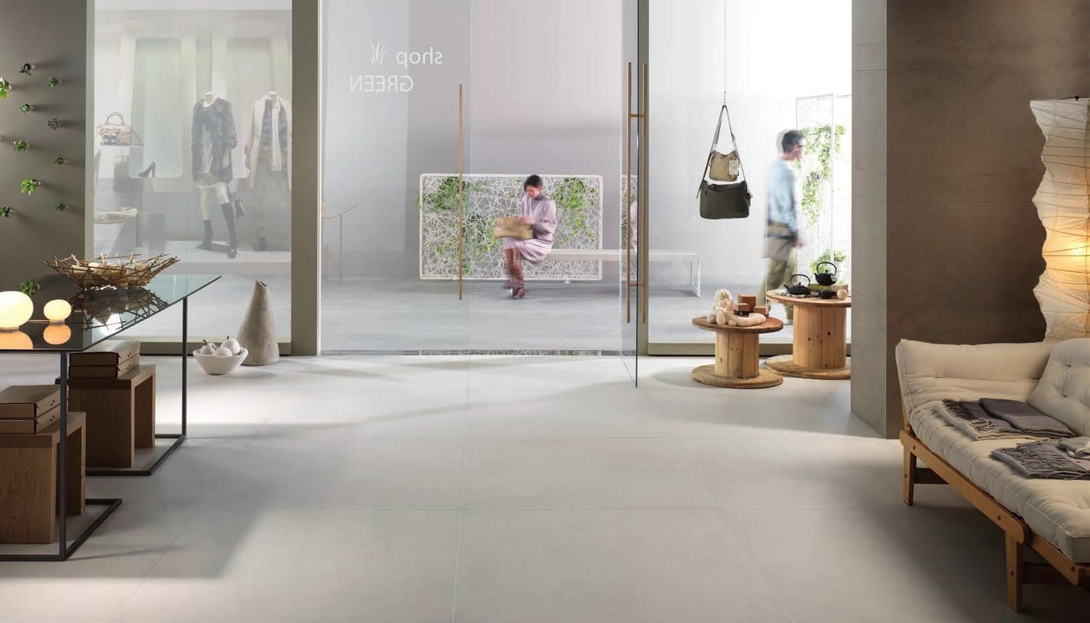 Фото в интерьере для гостиной Imola Ceramica Concrete Project
