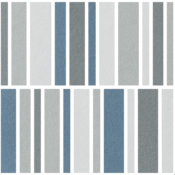 Керамическая Impronta Italgraniti Nuances Mosaico Listelli Mix Freddo 2 Strideup 30х30