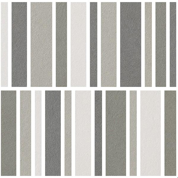 Керамическая Impronta Italgraniti Nuances Mosaico Listelli Mix Freddo 3 Strideup 30х30