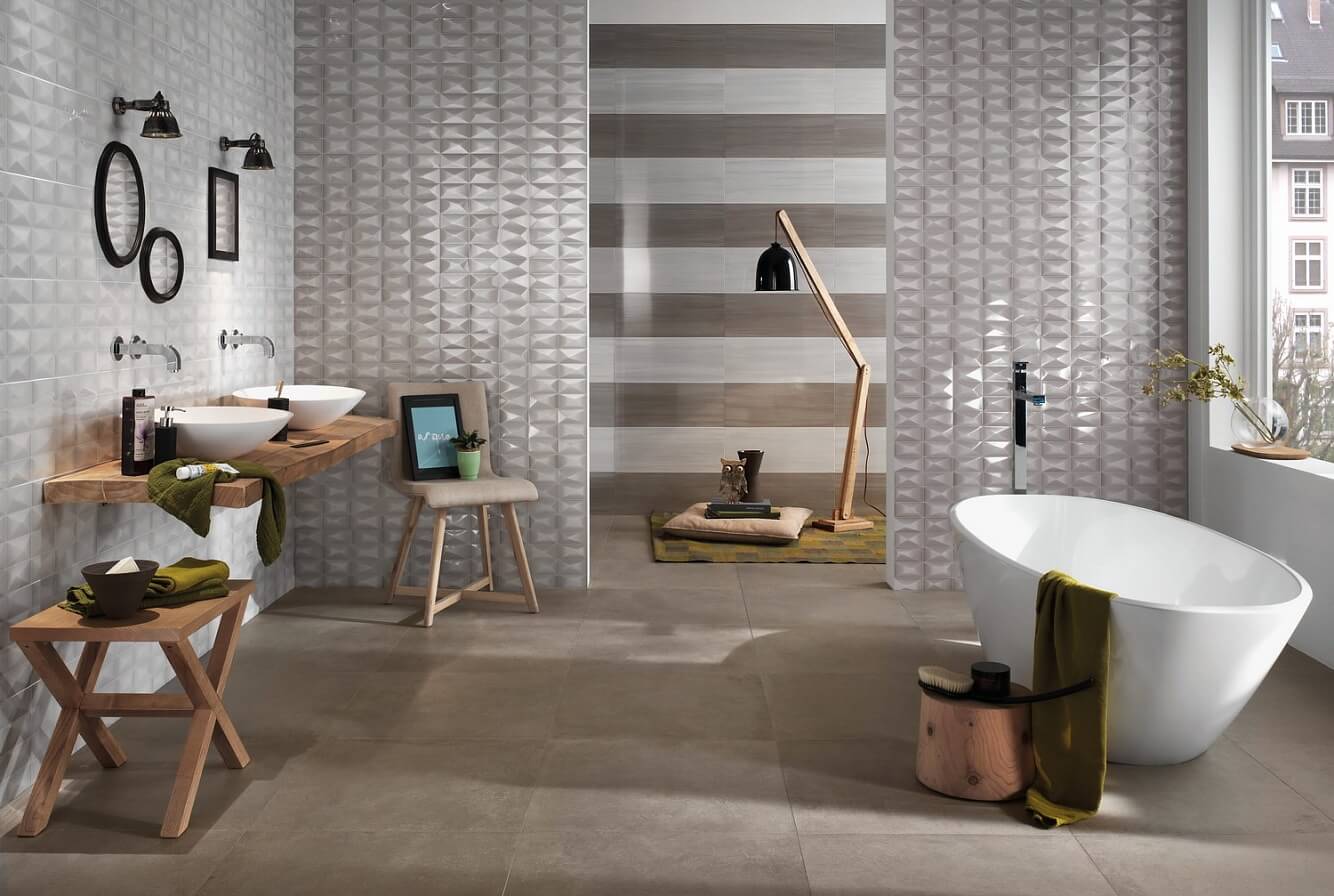 Фото в интерьере для ванной Impronta Italgraniti Square