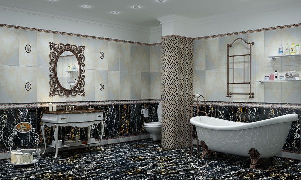 Фото в интерьере для ванной Infinity Ceramic Castello Di Mare