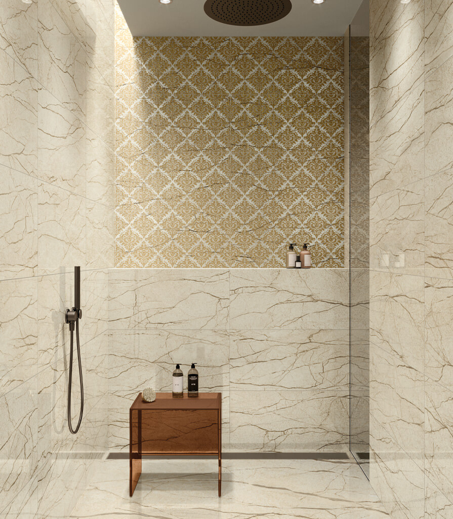 Фото в интерьере для душа Italon Charme Deluxe Wall