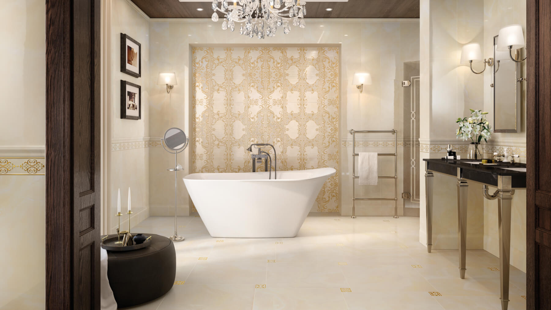 Фото в интерьере для ванной Italon Charme Evo Floor
