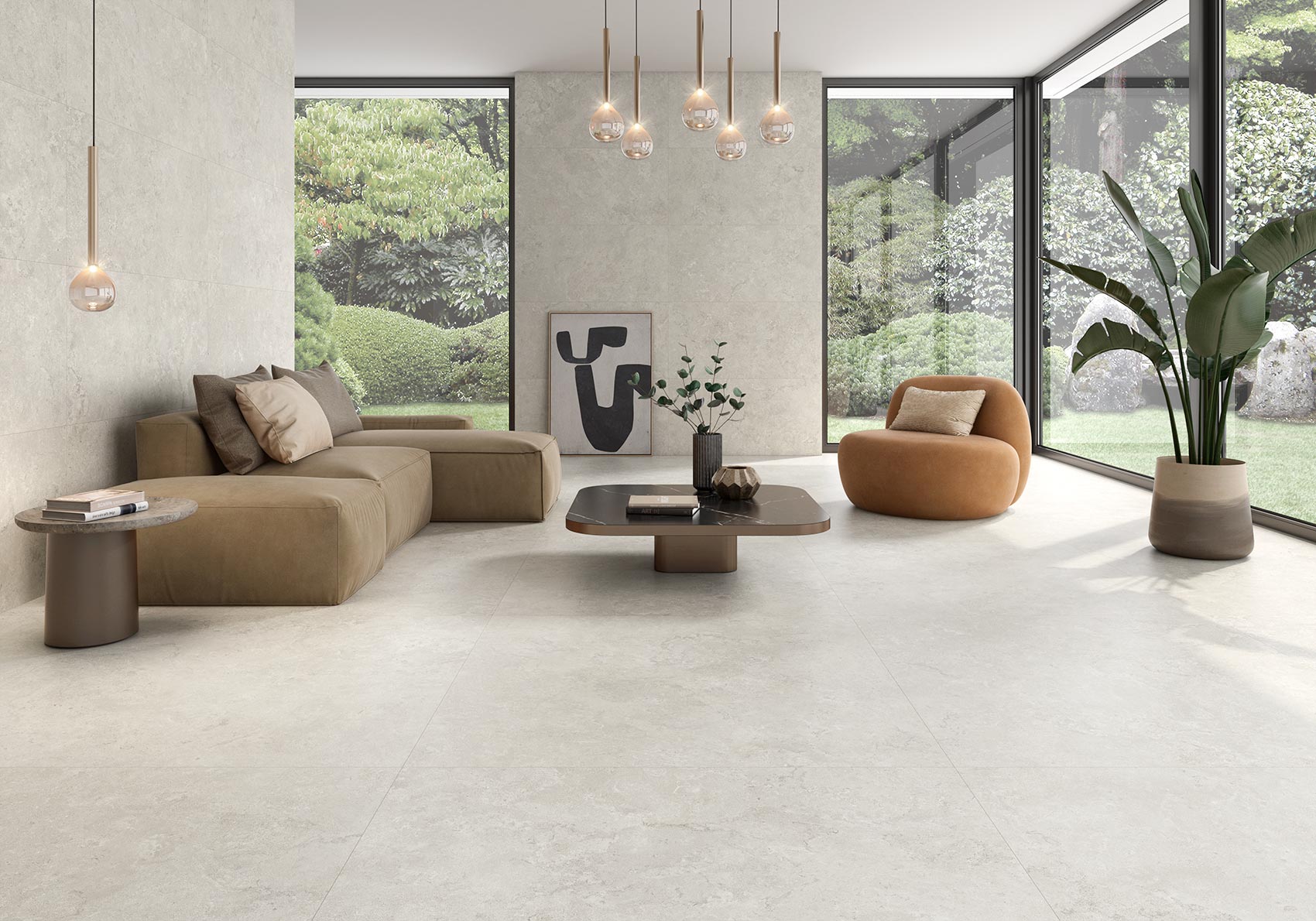 Фото в интерьере ITT Ceramic Portland Stone