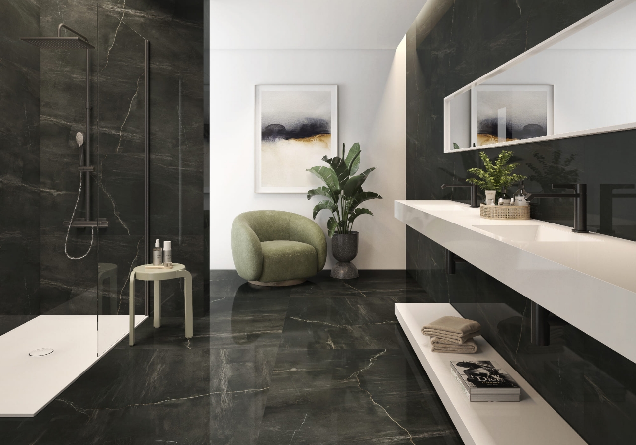 Фото в интерьере для душа Jano Tiles Heart