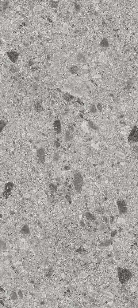 Матовый Janye Slab Керамогранит Stone Terrazzo Light Grey str 120x270 — фото 3