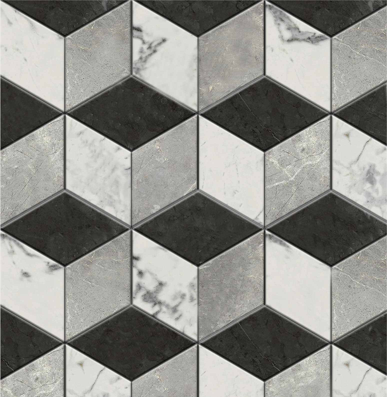 Керамическая Jet Mosaic Cube Мозаика из керамогранита CEM01 25x28,9 — фото 2