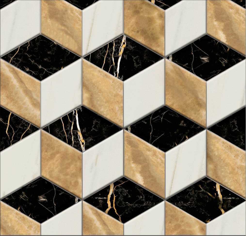 Керамическая Jet Mosaic Cube Мозаика из керамогранита CEM02 25x28,9 — фото 2