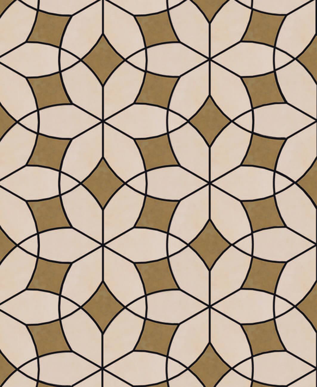 Керамическая Jet Mosaic Flower Loft Мозаика из керамогранита FR02 40х40,1 — фото 2