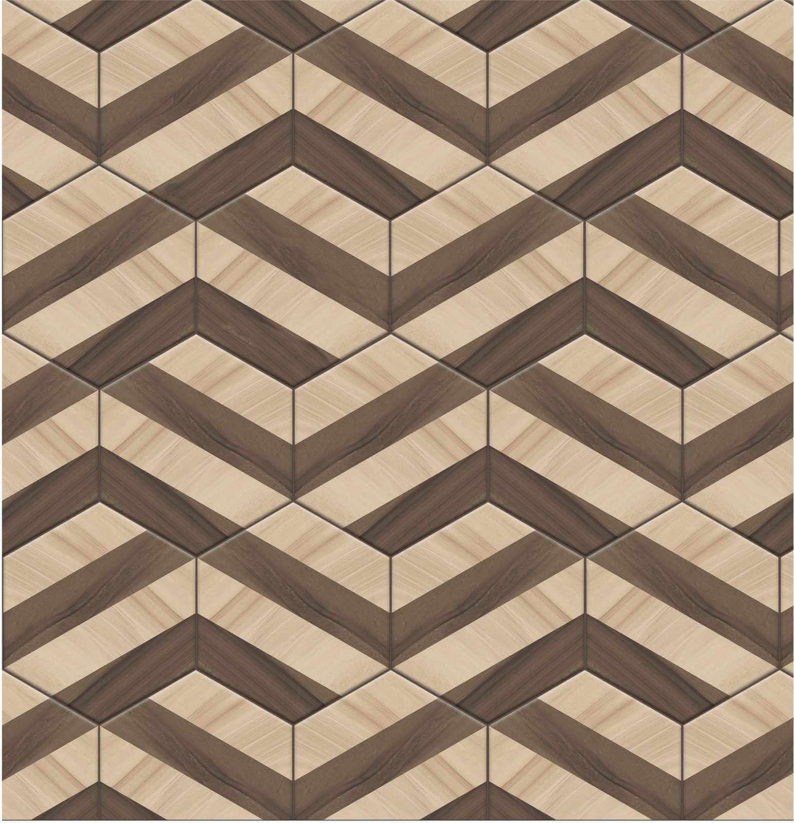 Керамическая Jet Mosaic Hex Cut Мозаика из керамогранита HCB-P 29,7x25,8 — фото 2