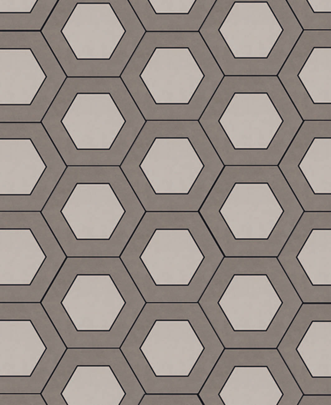 Керамическая Jet Mosaic Hex Double Loft Мозаика из керамогранита DH01 60х52 — фото 2