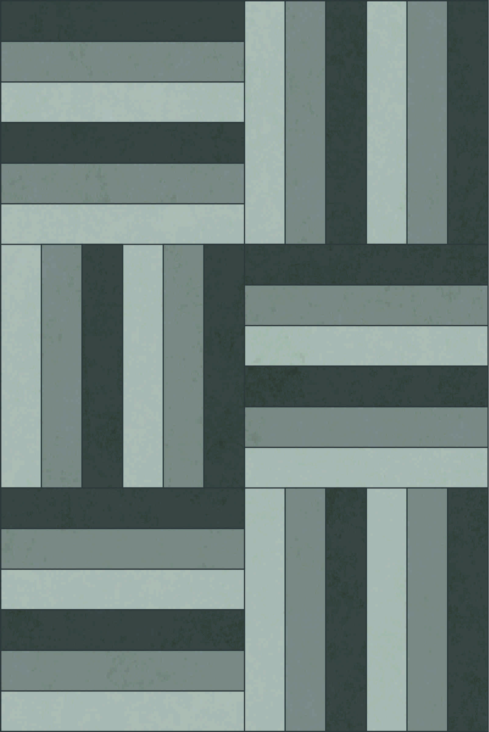Керамическая Jet Mosaic Line Loft Мозаика из керамогранита LS02 60х9,5 — фото 2