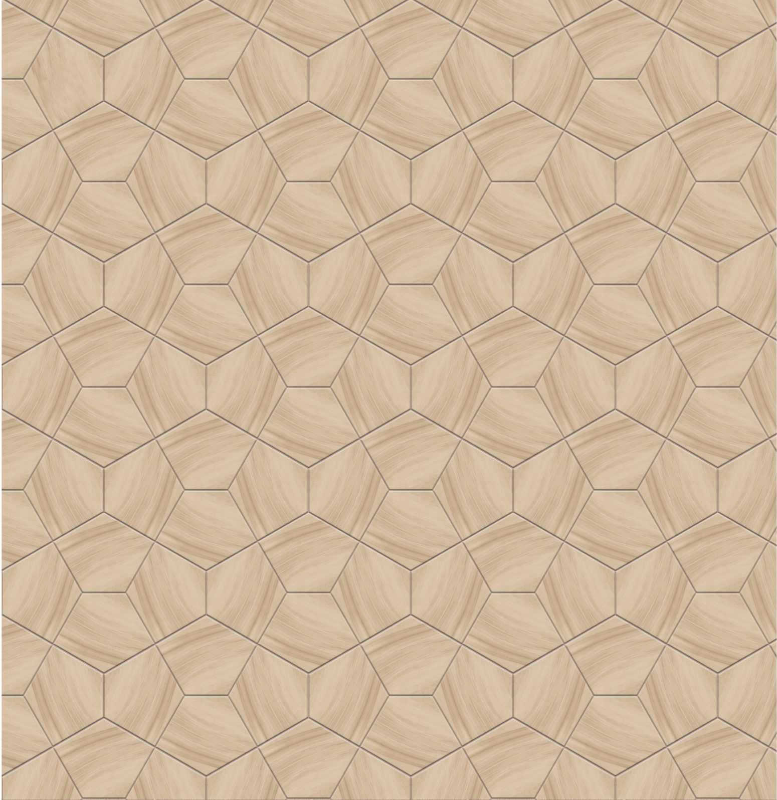 Керамическая Jet Mosaic Pentagon Floor Мозаика из керамогранита PEN-WDL 67,4x53,2 — фото 2